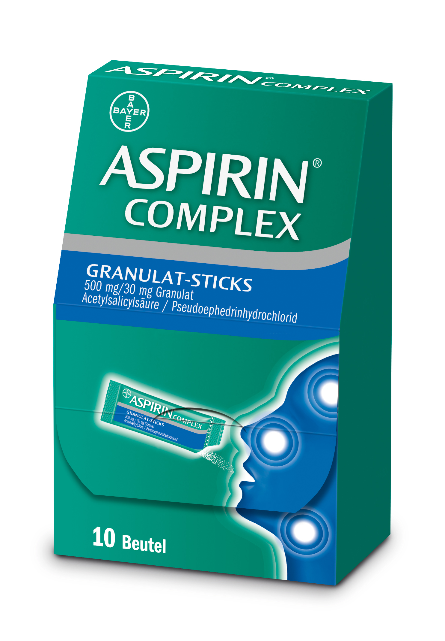 ASPIRIN Complex Granulat-Sticks 500 mg/30 mg Gran.