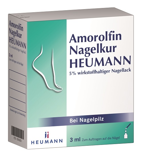 AMOROLFIN Nagelkur Heumann 5% wst.halt.Nagellack