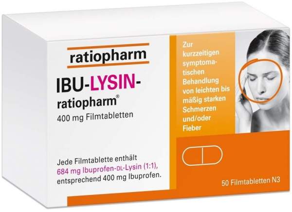 IBU-LYSIN-ratiopharm 400 mg Filmtabletten