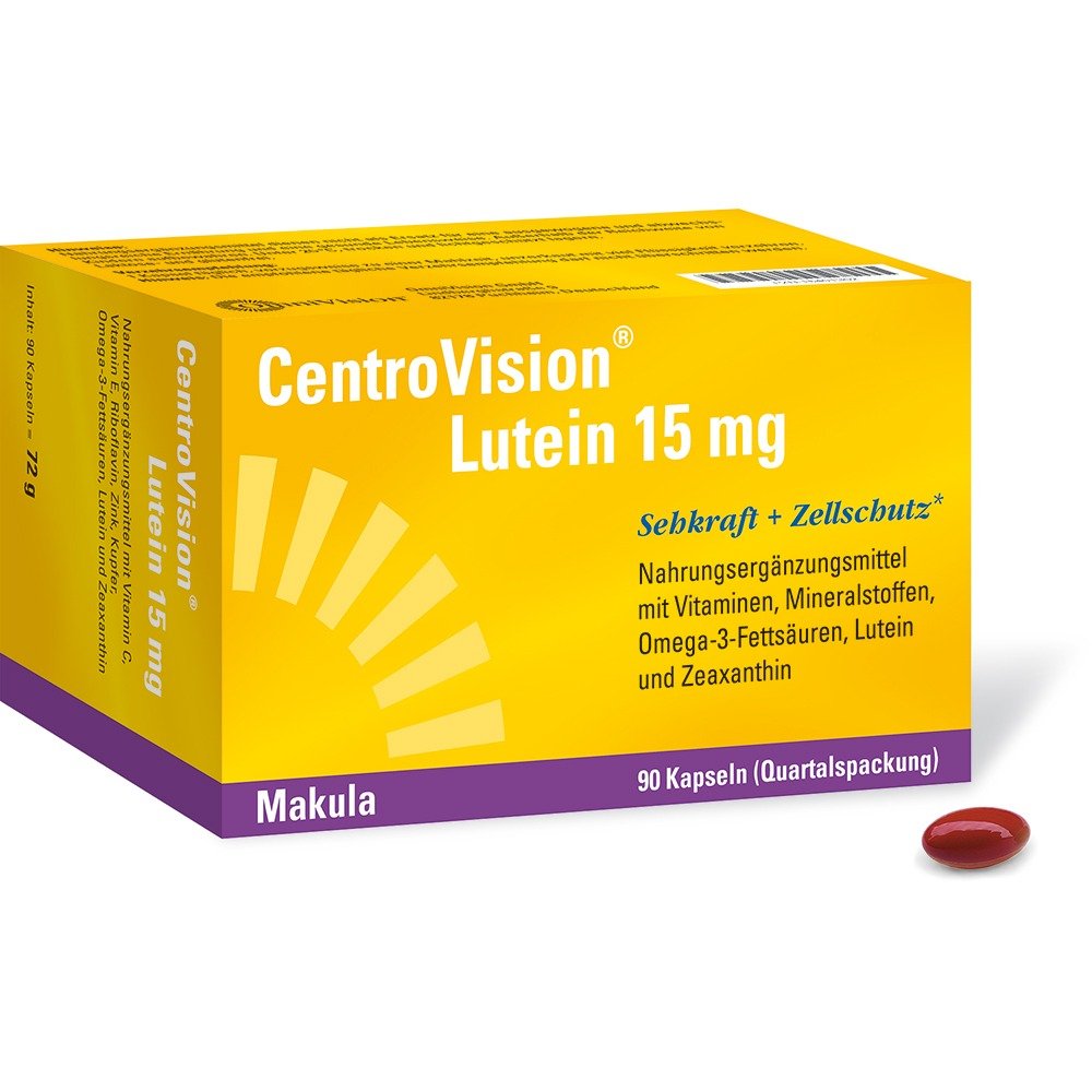 CENTROVISION Lutein 15 mg Kapseln