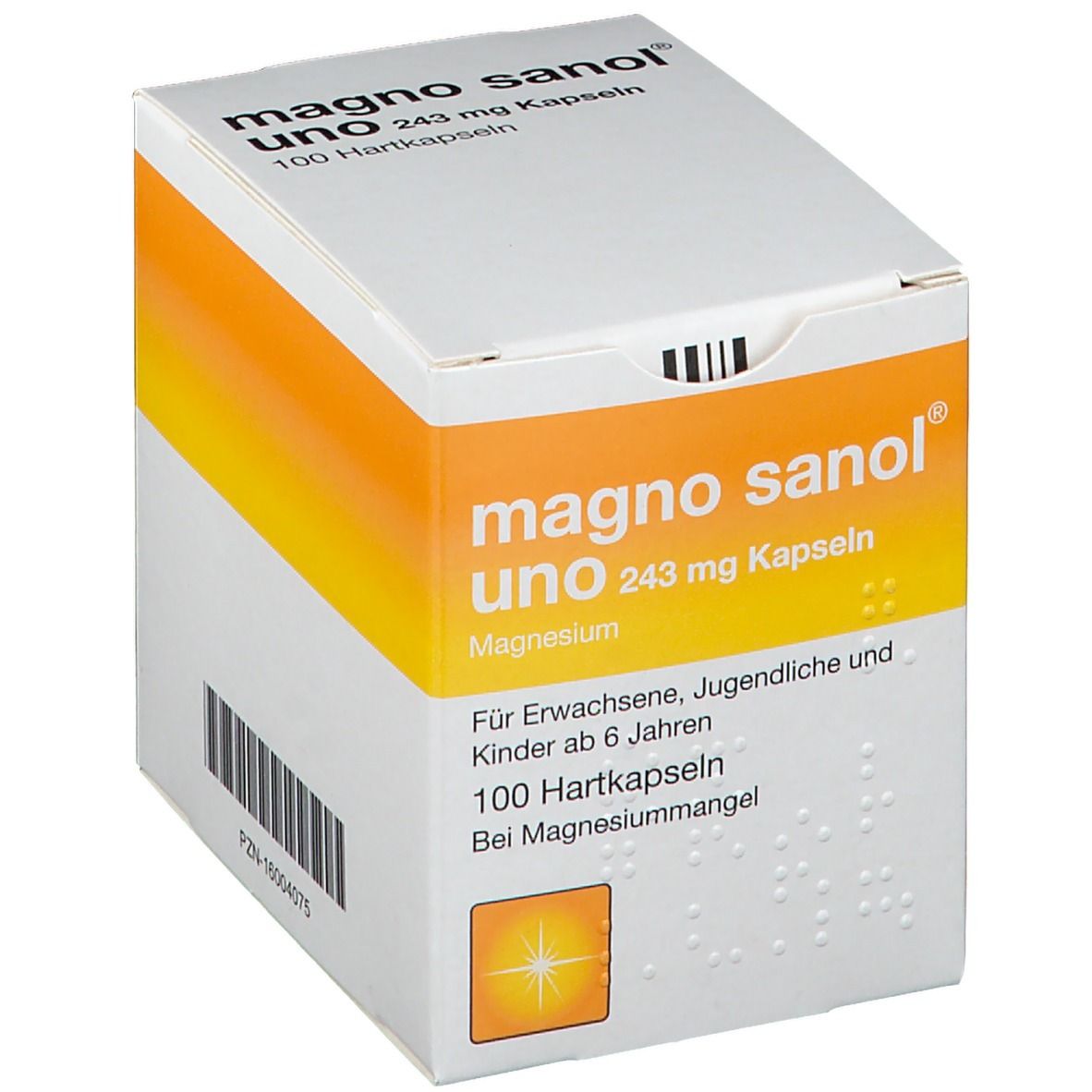 MAGNO SANOL uno 243 mg Kapseln